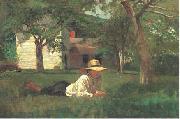 Winslow Homer Nooning USA oil painting artist